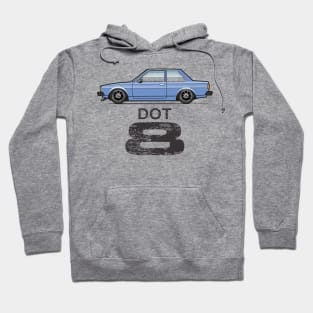 Dot 8 Blue Hoodie